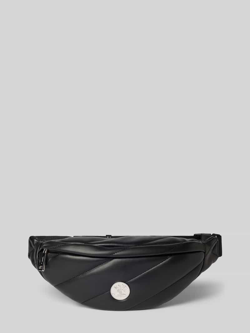 JOOP! Jeans Bauchtasche mit Label-Detail Modell 'frizzare' in Black, Größe 1