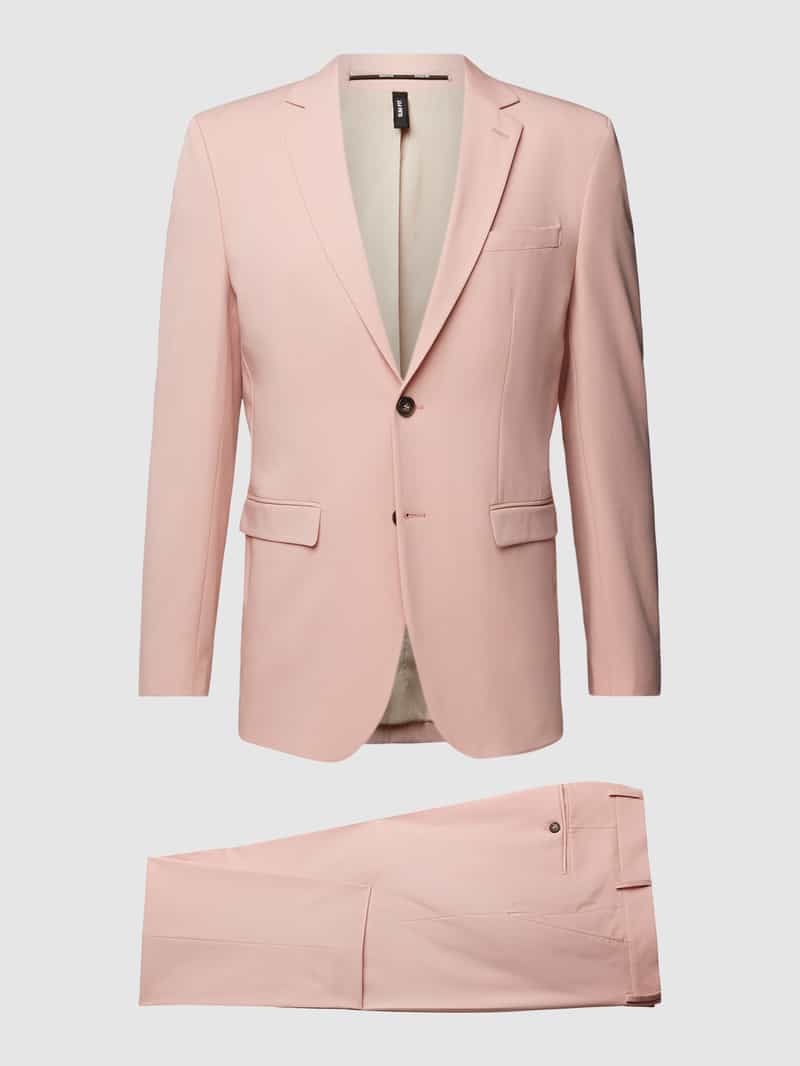 SELECTED HOMME Slim Fit Anzug Modell 'LIAM' in Rose, Größe 46