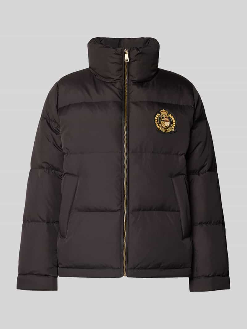 Lauren Ralph Lauren Steppjacke mit Stehkragen in Black, Größe M