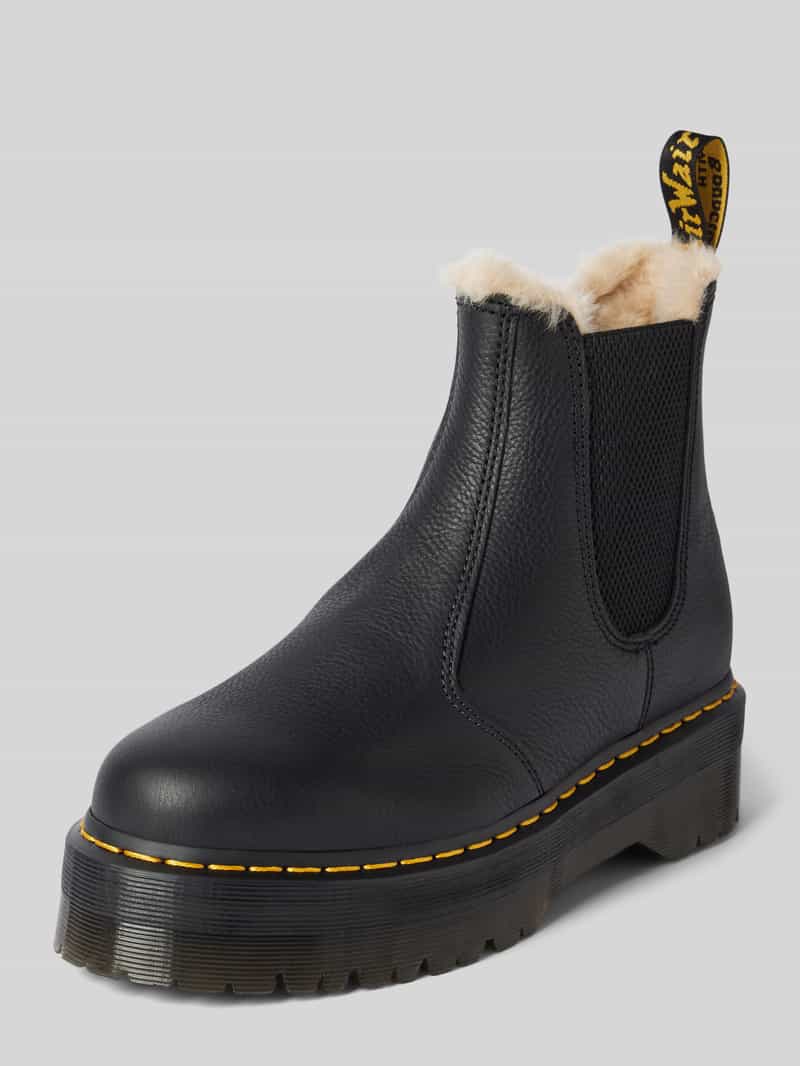 Chelsea Boots aus Leder mit Innenfutter Modell 'Quad'