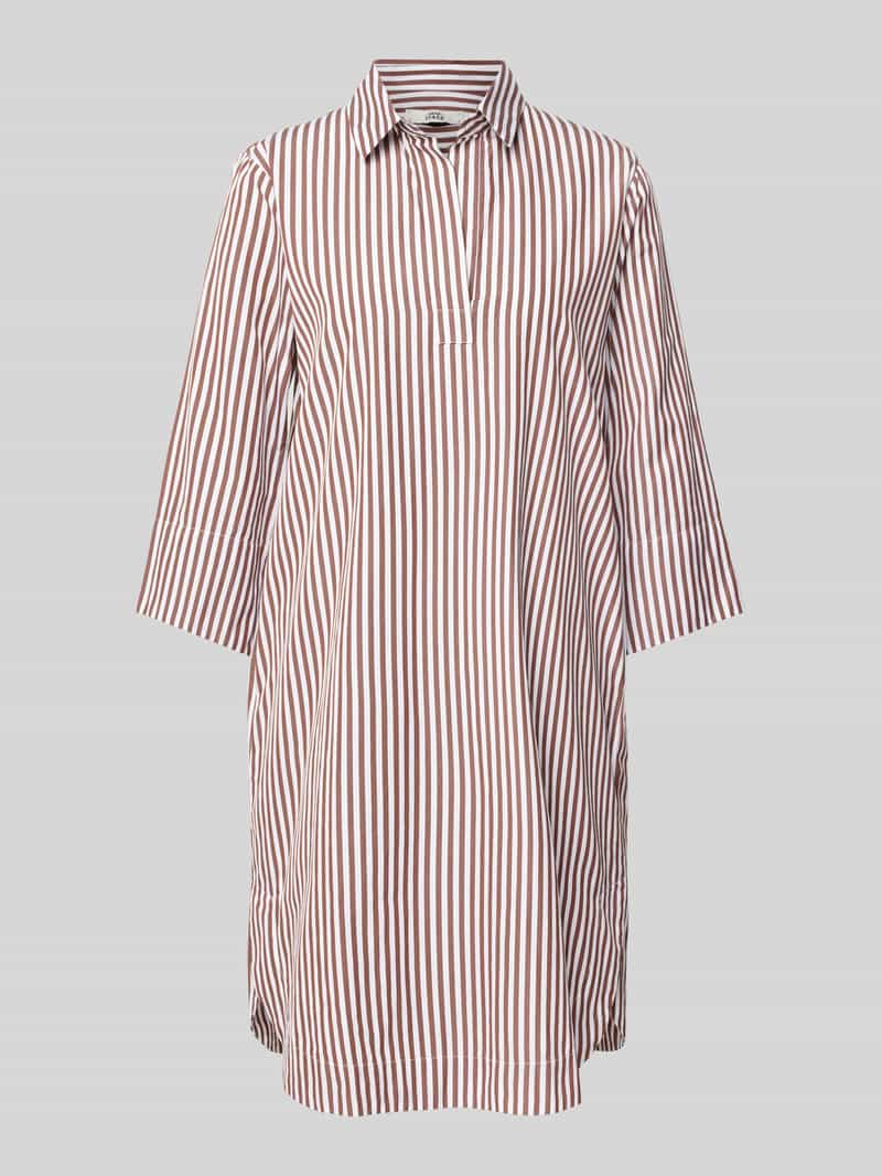 Knielanges Kleid mit 3/4-Ärmel Modell 'DERRY'