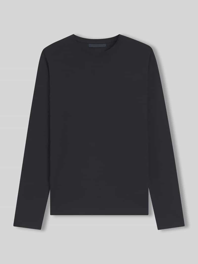 BOSS Regular Fit Langarmshirt aus reiner Baumwolle Modell 'TOWNLEY 7' - BECKHAM x BOSS in Marine, Größe L