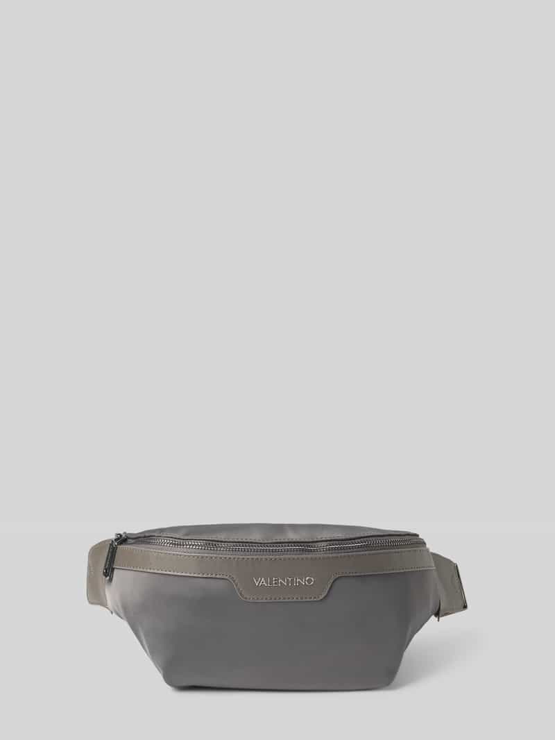 VALENTINO BAGS Bauchtasche mit Label-Detail in Anthrazit, Größe 1