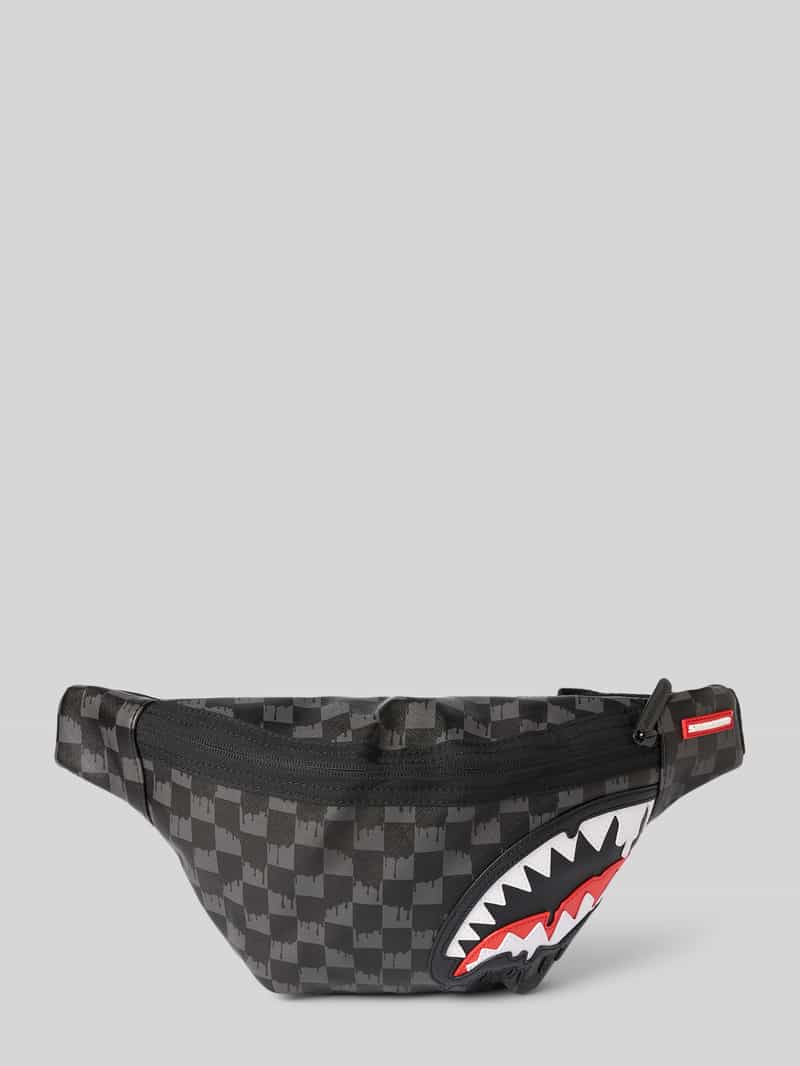 Bauchtasche im Allover-Look Modell 'DRIPPING SHARKS IN PARIS'
