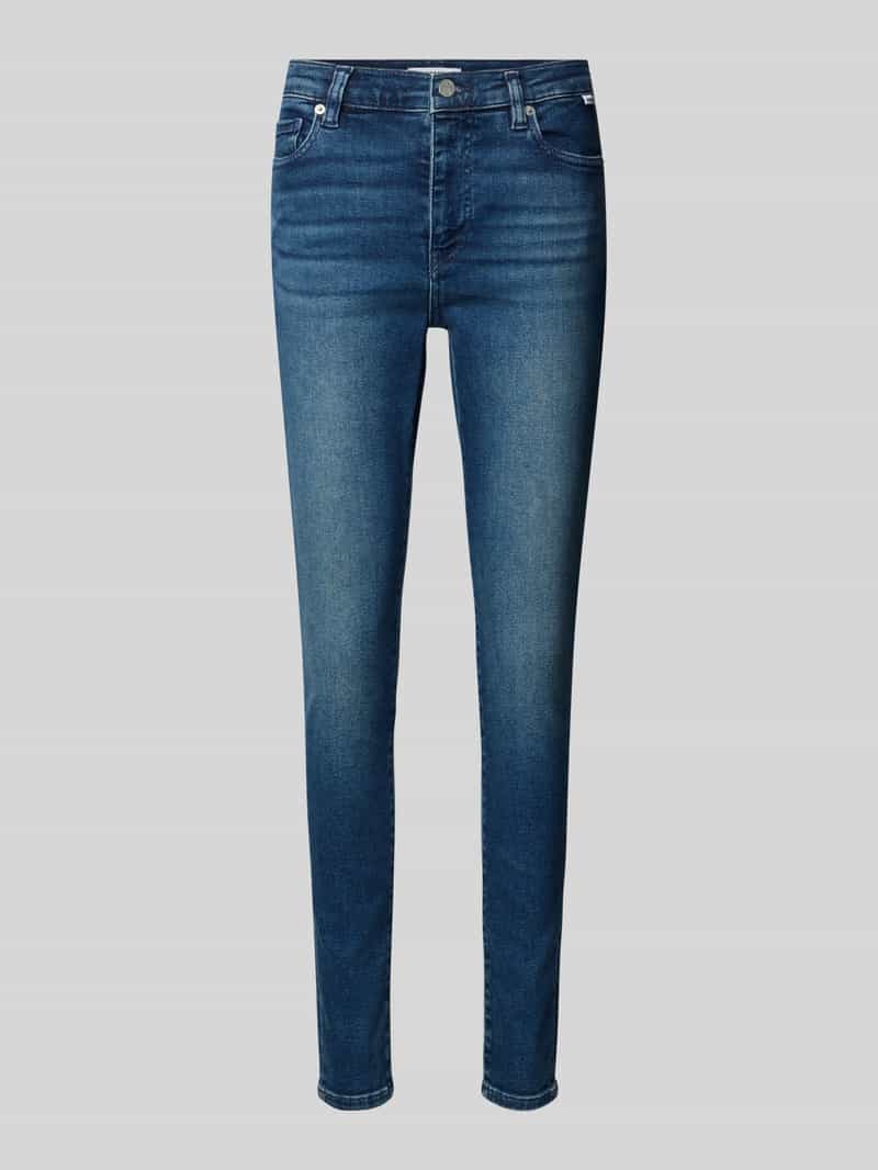 Armedangels Skinny Fit Jeans aus Baumwoll-Mix Modell 'TILLAA' in Jeansblau, Größe 26/32