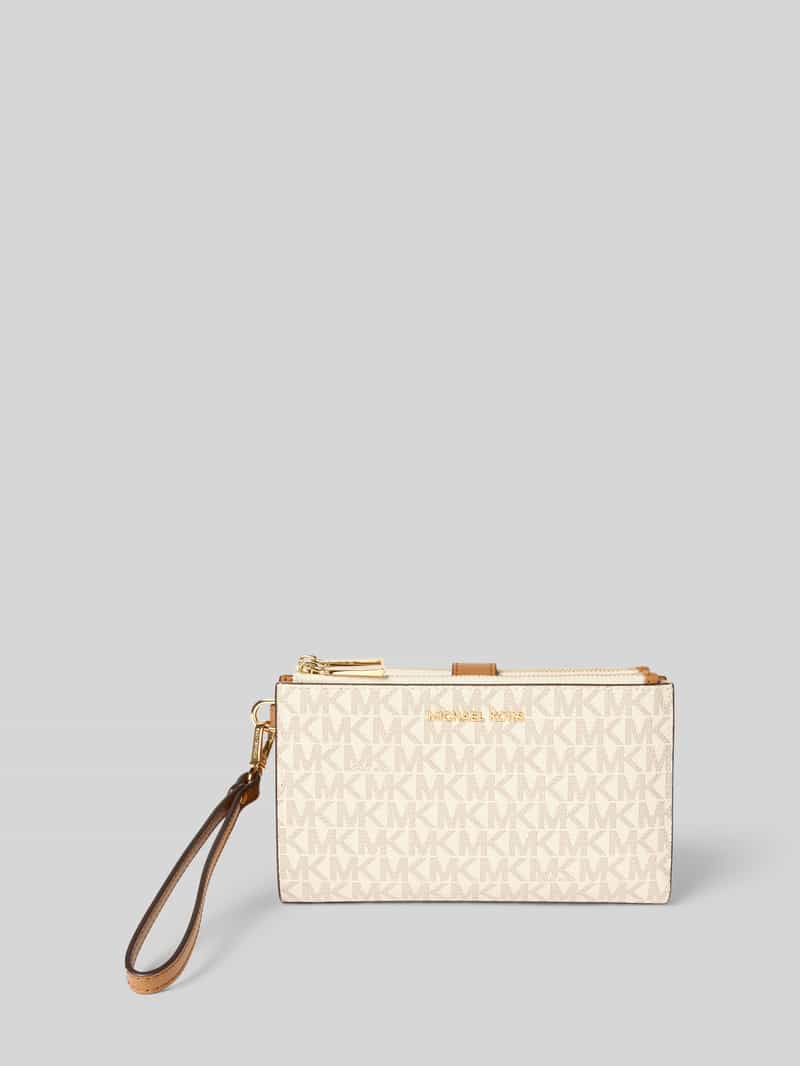 MICHAEL Michael Kors Portemonnaie mit Label-Detail in Offwhite, Größe 1
