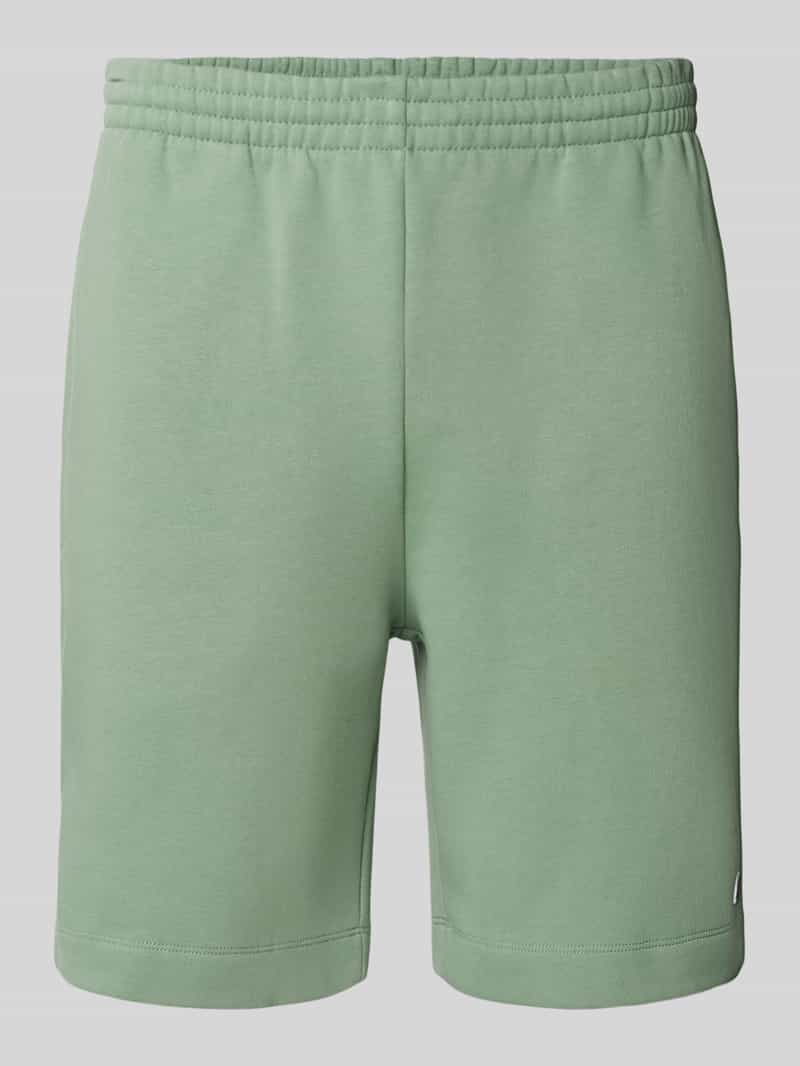 Lacoste Regular Fit Sweatshorts aus Baumwoll-Mix in Gruen, Größe M