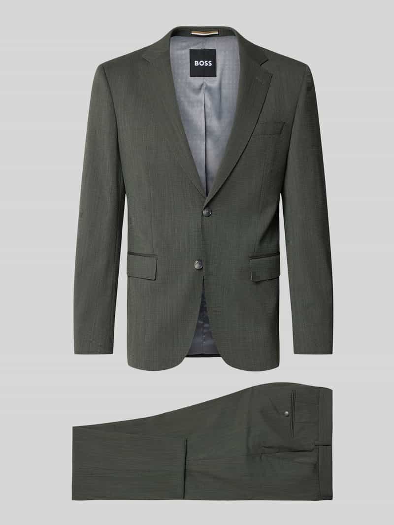 Slim Fit Anzug mit Schurwoll-Anteil Modell 'H-HUGE'