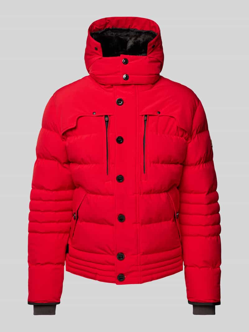 Wellensteyn Regular Fit Steppjacke mit dicker Wattierung Modell 'STARSTREAM' in Rot, Größe L
