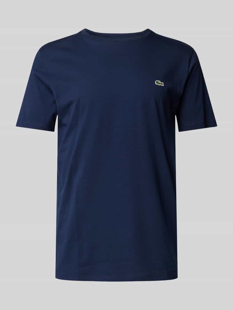 Lacoste T-Shirt mit Rundhalsausschnitt in Marine, Größe XXXL
