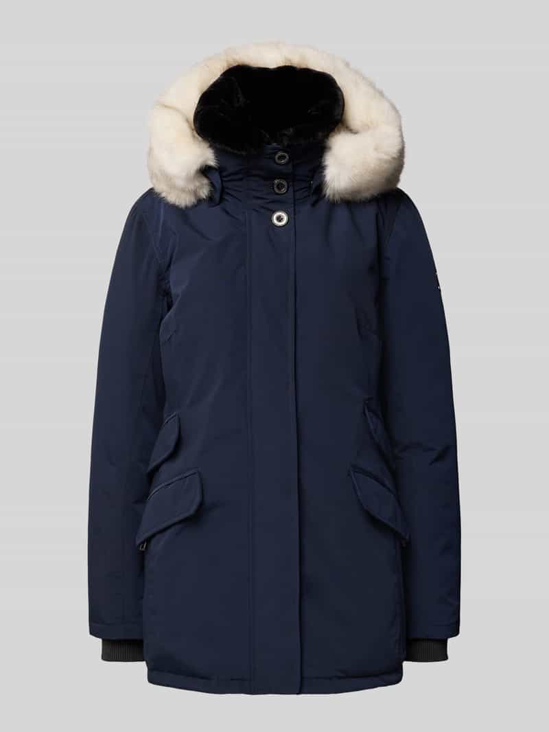 Wellensteyn Funktionsjacke mit Kunstfellbesatz Modell 'ENTERPRISE' in Marine, Größe XS