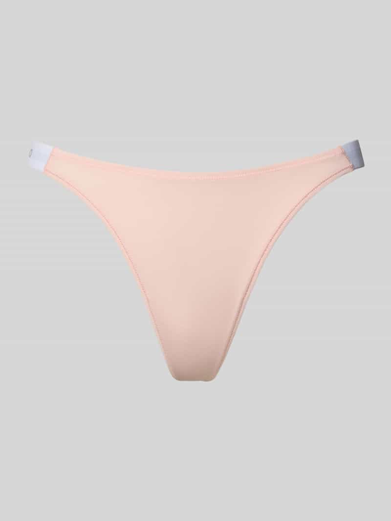 HUGO String mit seitlichen Label-Bundeinsätzen Modell 'HUGO ID STRING' in Rosa, Größe L