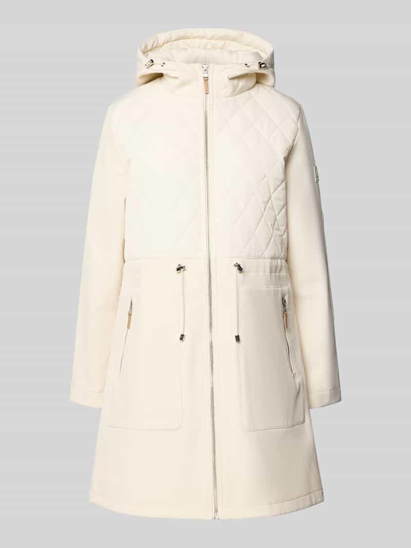 Lauren Ralph Lauren Parkamantel in Überlänge in Ecru, Größe L