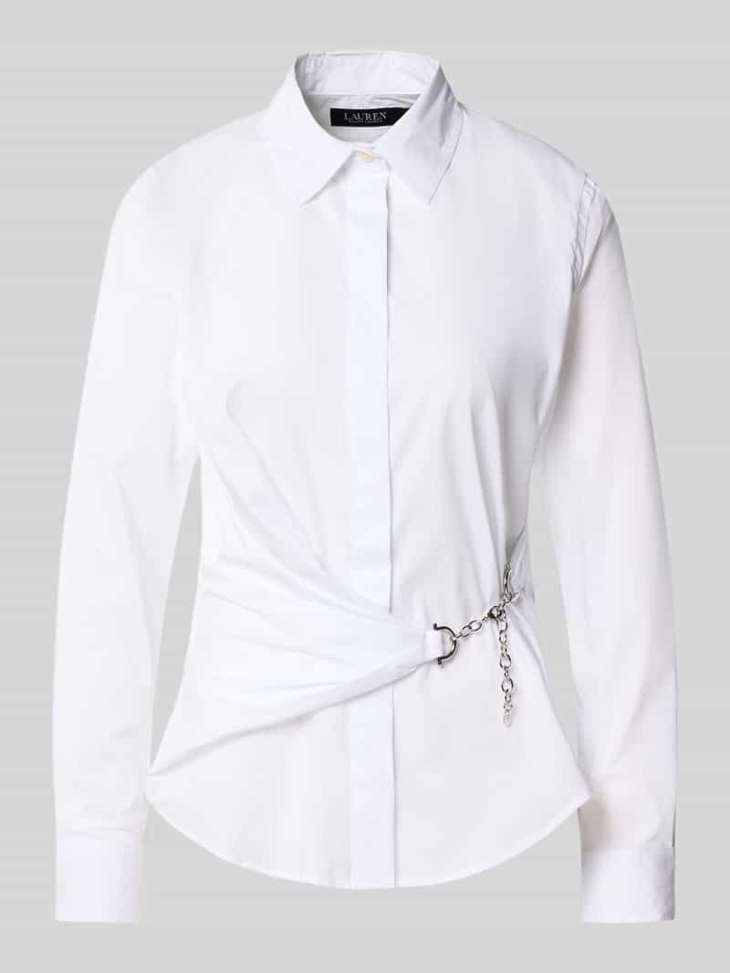 Regular Fit Hemdbluse mit Ketten-Detail Modell 'Coniah'