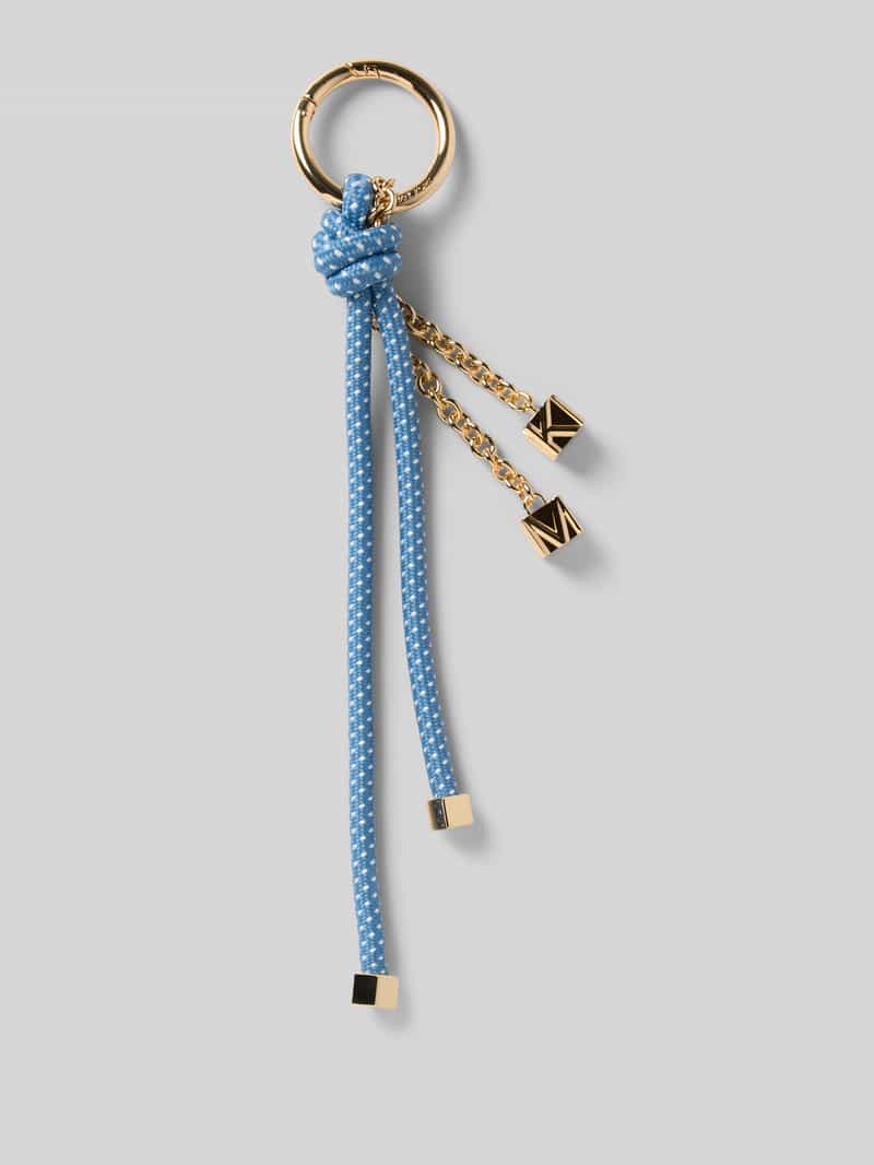 MICHAEL Michael Kors Taschenanhänger mit Label-Applikationen Modell 'CHARMS NOVELTY' in Blau, Größe 1