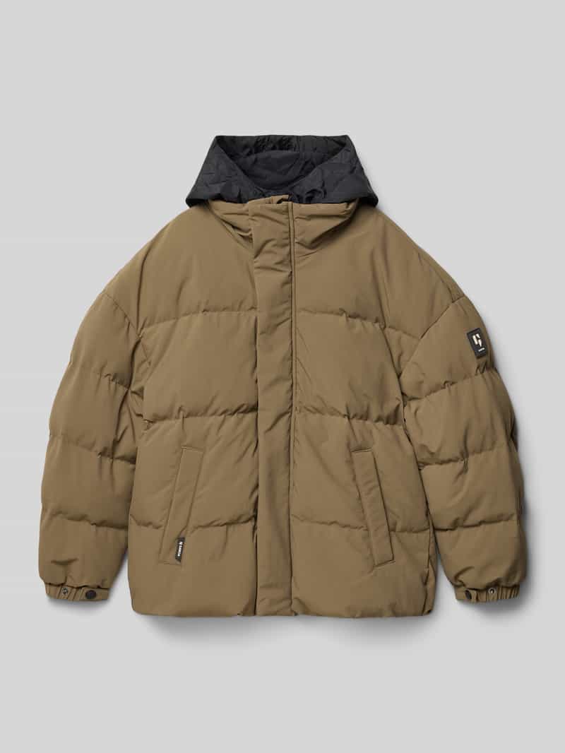 Garcia Regular Fit Winterjacke in Stepp-Optik in Beige, Größe 140