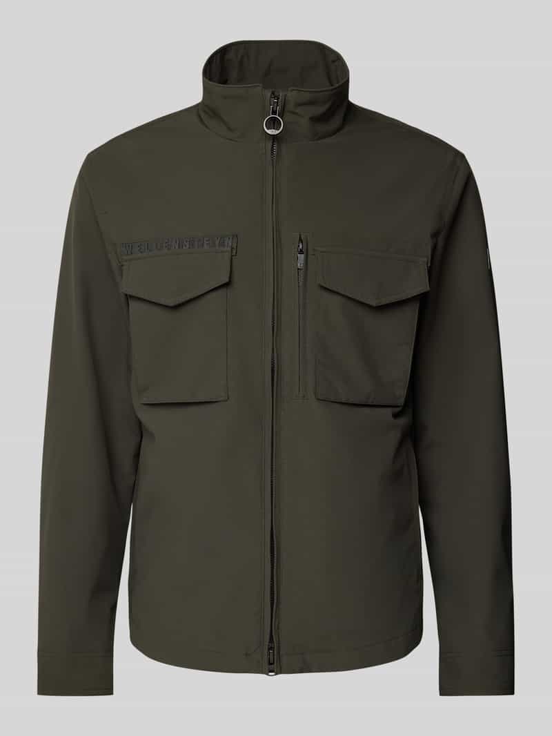 Wellensteyn Funktionsjacke mit Stehkragen Modell 'BEAUFIELD' in Oliv, Größe XL