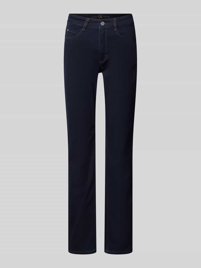 MAC Straight Fit Jeans mit 5-Pocket-Design in Dunkelblau, Größe 30/30