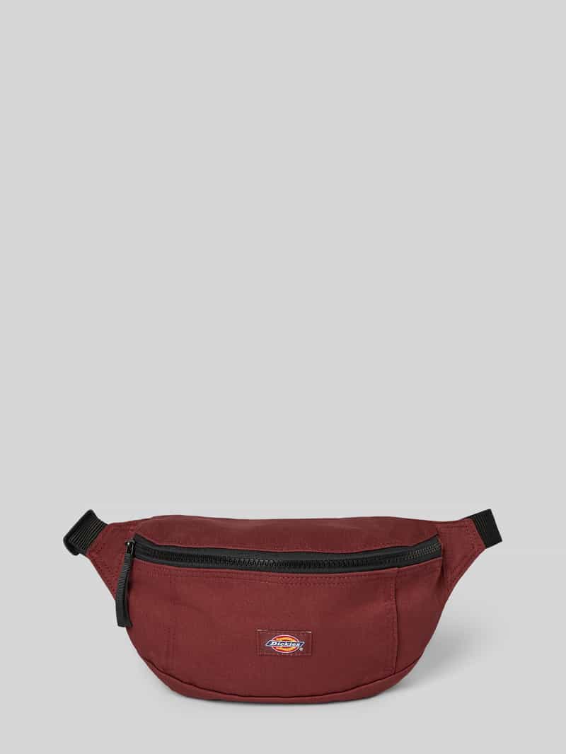 Dickies Bauchtasche mit Label-Detail in Dunkelrot, Größe 1