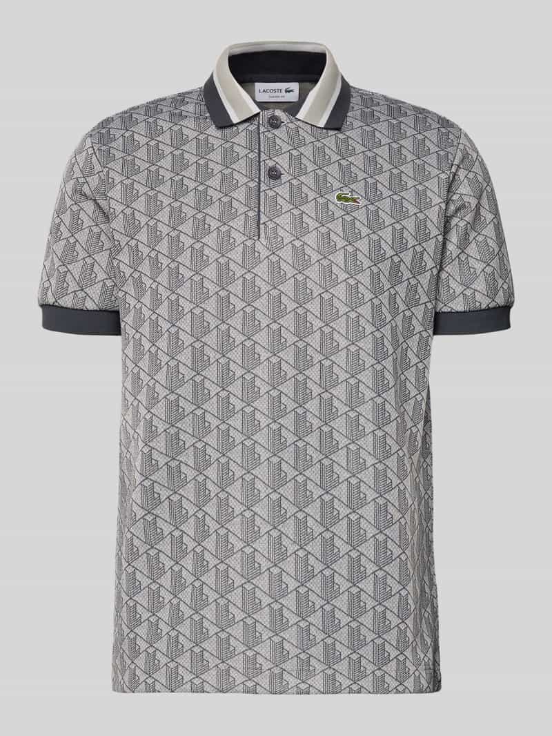 Lacoste Regular Fit Poloshirt mit Baumwoll-Anteil in Black, Größe L