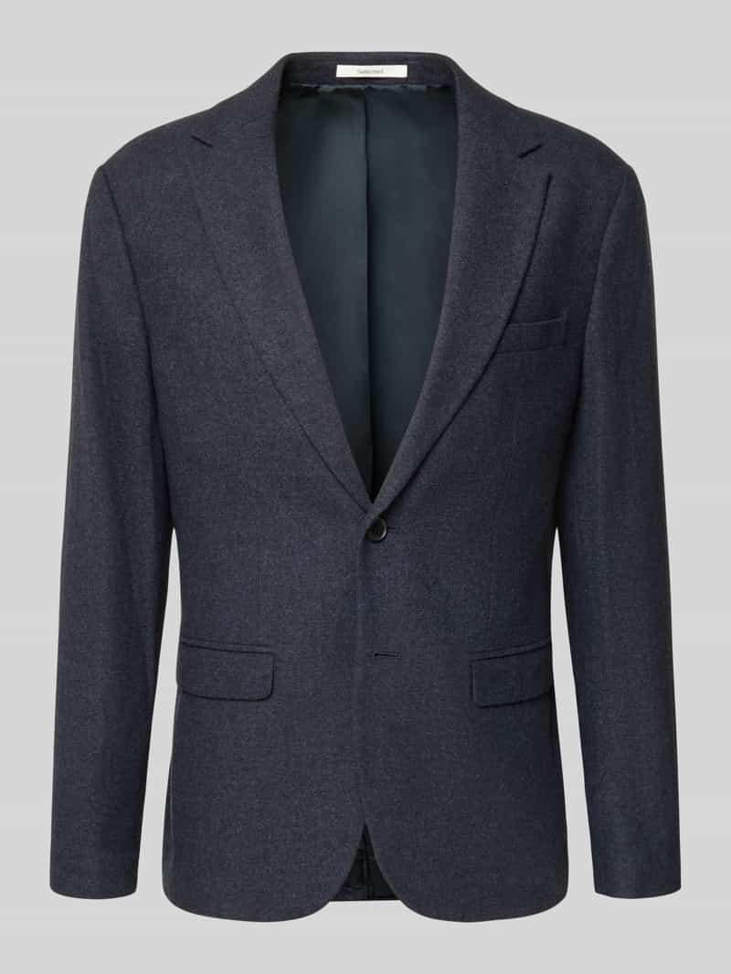 Slim Fit Sakko mit Woll-Anteil Modell 'SLIM-REED WOOL'