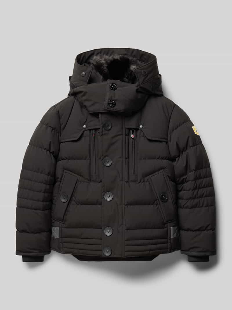 Wellensteyn Steppjacke mit Label-Detail Modell 'Starstream' in Black, Größe 128