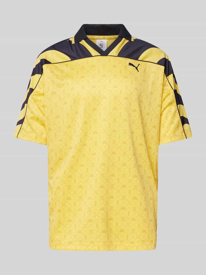 Relaxed Fit Trikot mit Logo-Print Modell 'ROAD TO UNITY'