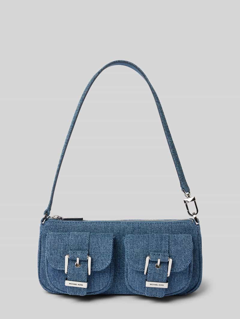MICHAEL Michael Kors Handtasche in Denim-Optik Modell 'ZOE' in Jeansblau, Größe 1