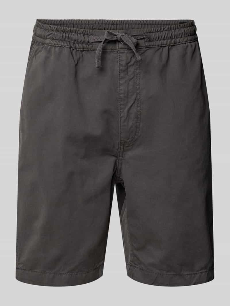 Alpha Industries Shorts mit elastischem Bund und Tunnelzug in Anthrazit, Größe 30
