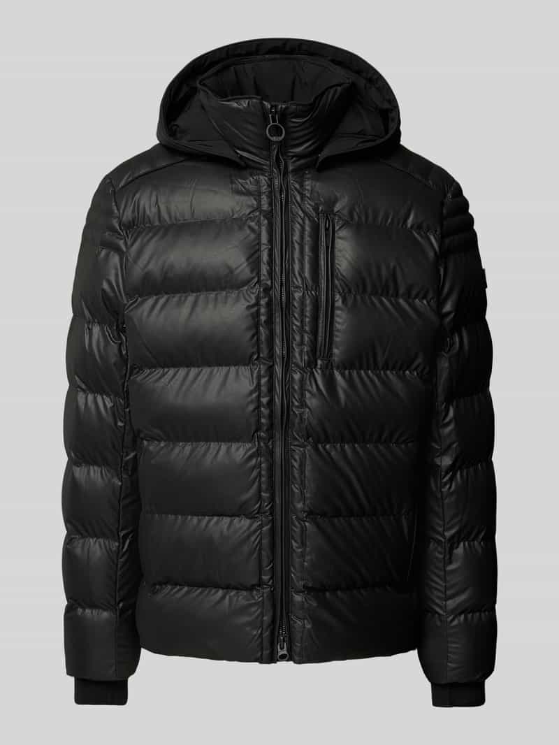 Wellensteyn Steppjacke mit Kapuze Modell 'BLACKJACK' in Black, Größe XXXL