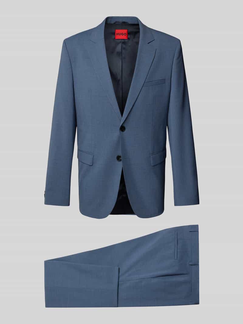 Extra Slim Fit Anzug mit Schurwoll-Anteil Modell 'ARTI'