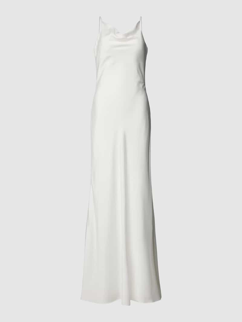 Brautkleid mit Wasserfall-Ausschnitt