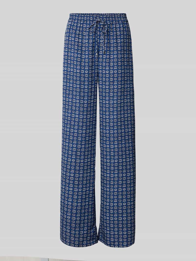Lauren Ralph Lauren Stoffhose mit elastischem Bund Modell 'ZIAKASH' in Hellblau, Größe L