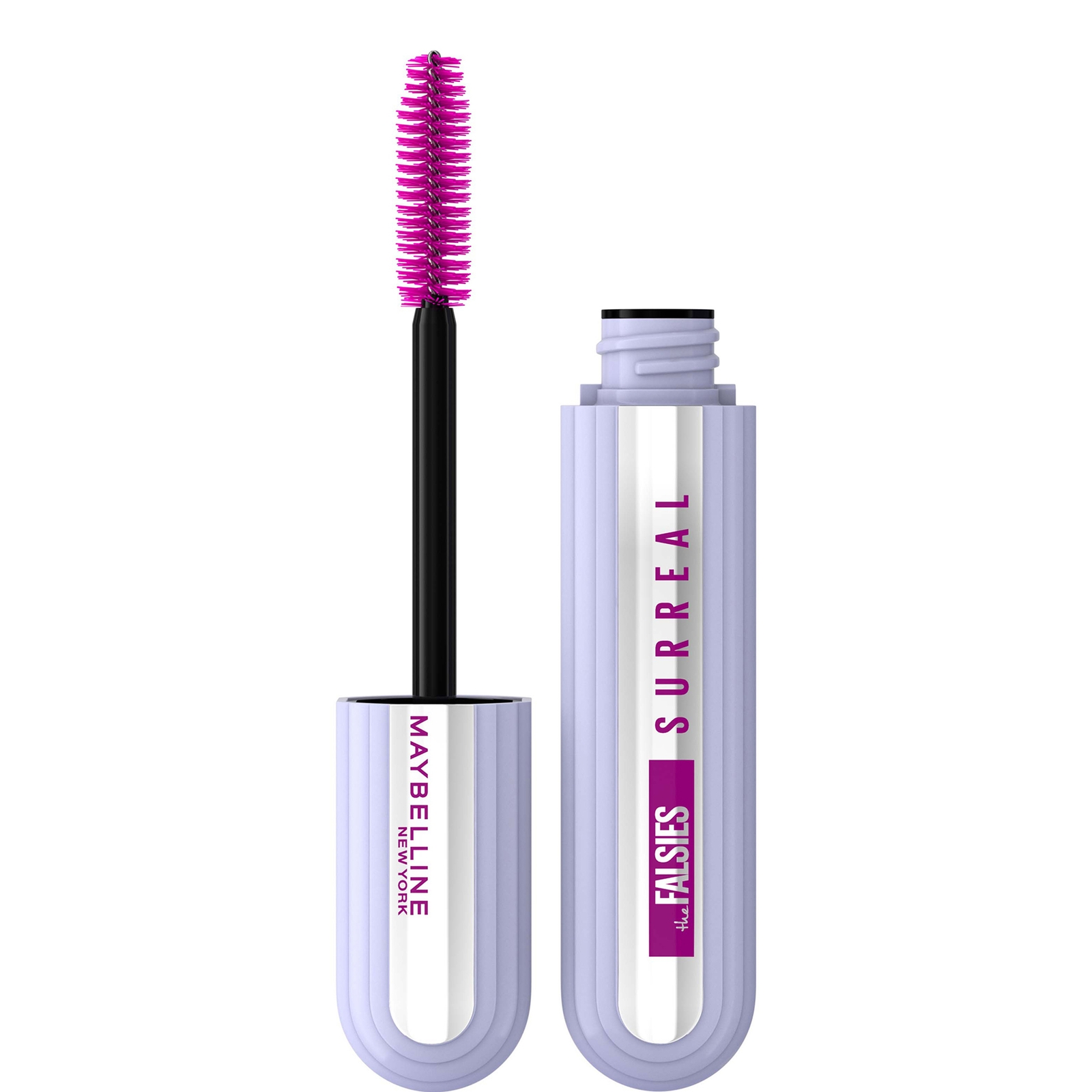 Maybelline The Falsies Surreal Extension Längen- und Volumenmascara mit langer Haltbarkeit 24 Stunden - Schwarz 10 ml