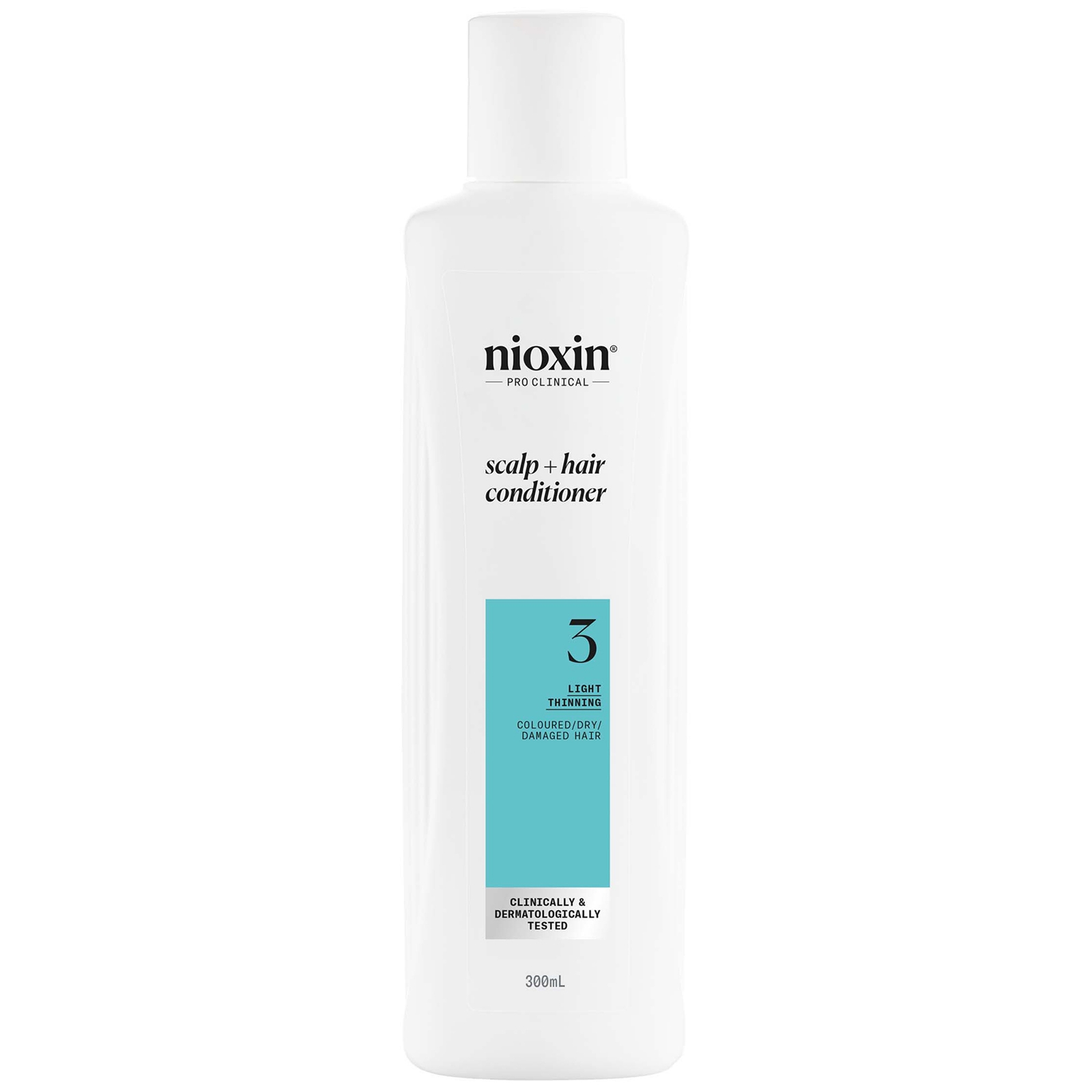 NIOXIN Scalp and Hair Thickening System 3 Conditioner for Coloured Dry and Damaged Hair with Light Thinning 300ml