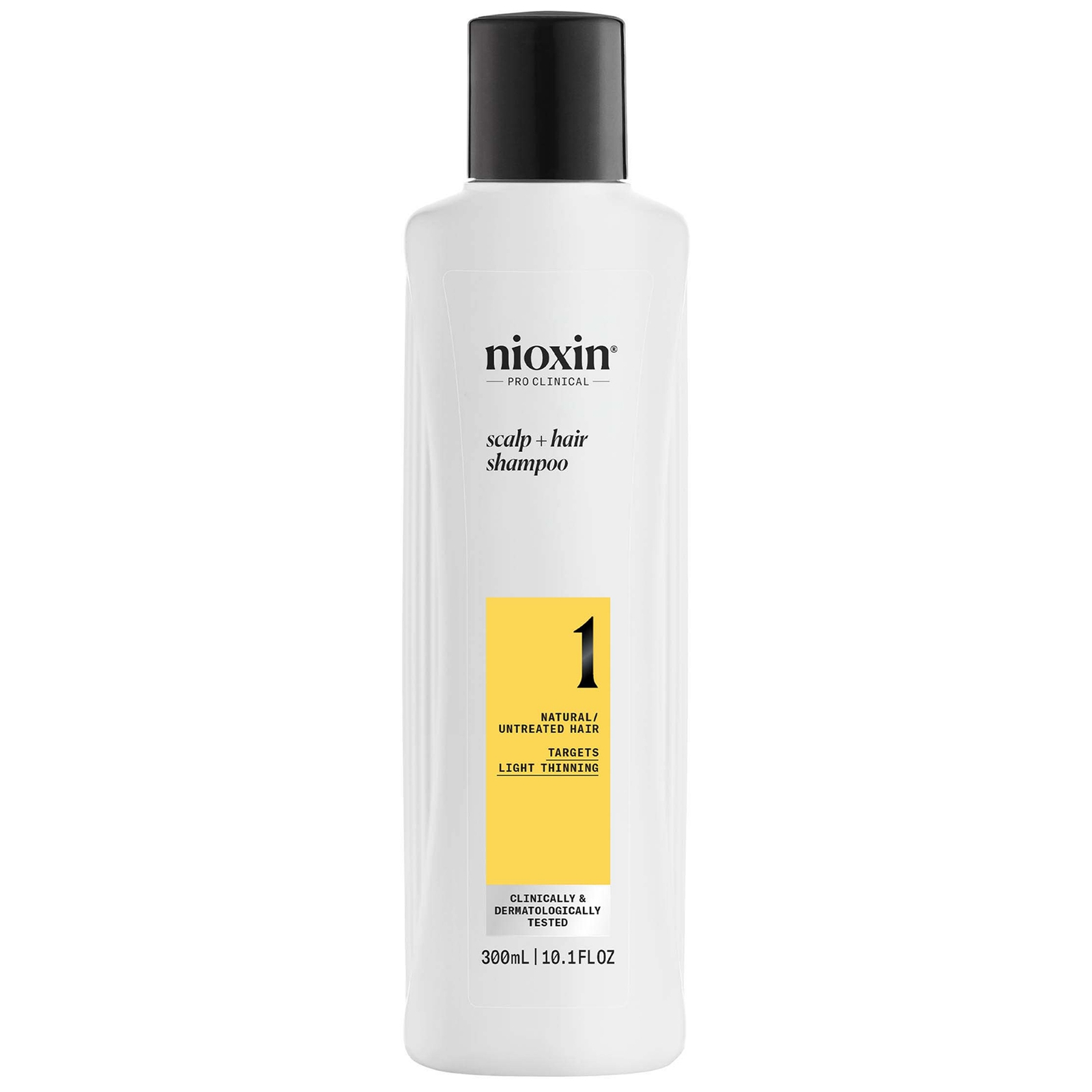NIOXIN Scalp and Hair Thickening System 1 Shampoo for Natural Hair with Light Thinning 300ml