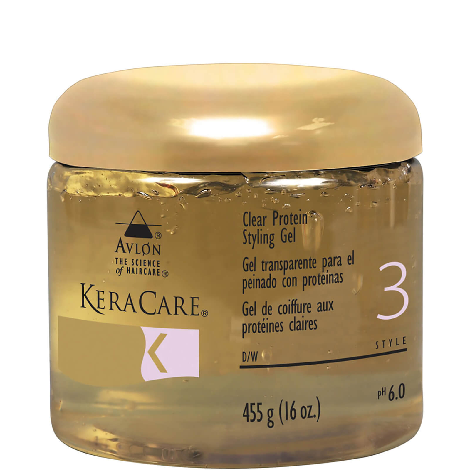KeraCare Protein Styling Gel (Clear) (16 Unzen)