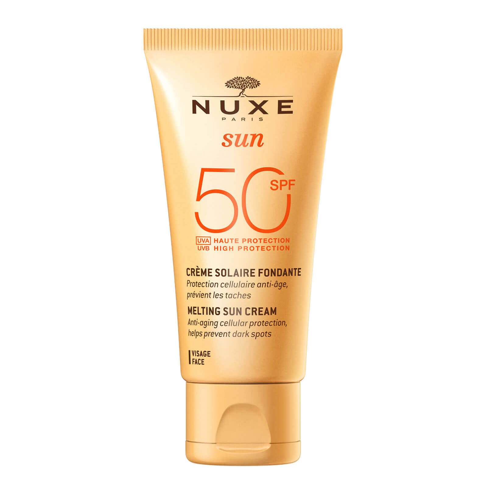 NUXE Sun Fondant-Creme fürs Face SPF 50 mit hohem Schutzfaktor (50 ml)