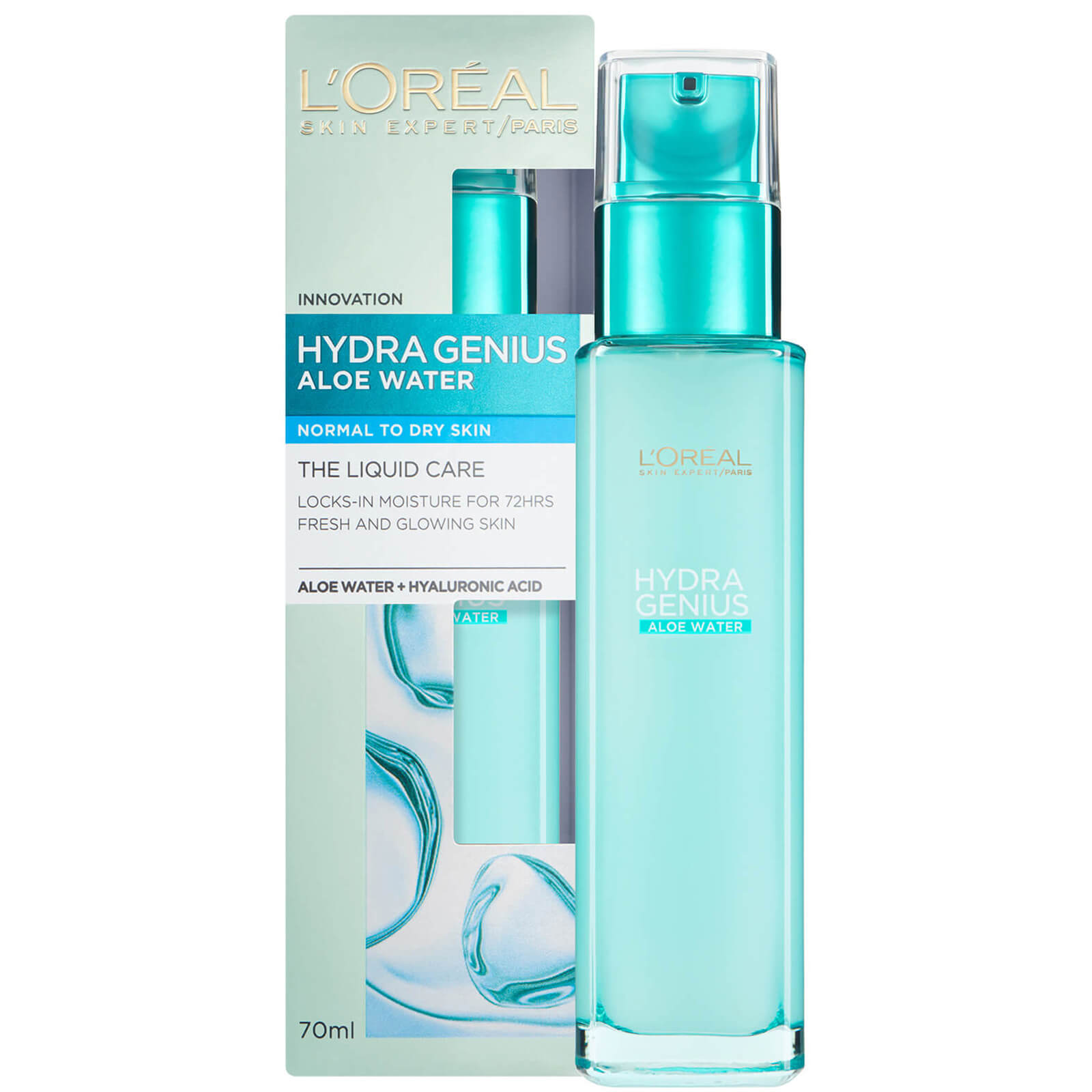 L'Oreal Paris Hydra Genius Liquid Care Moisturiser Normal Dry Skin 70 ml
