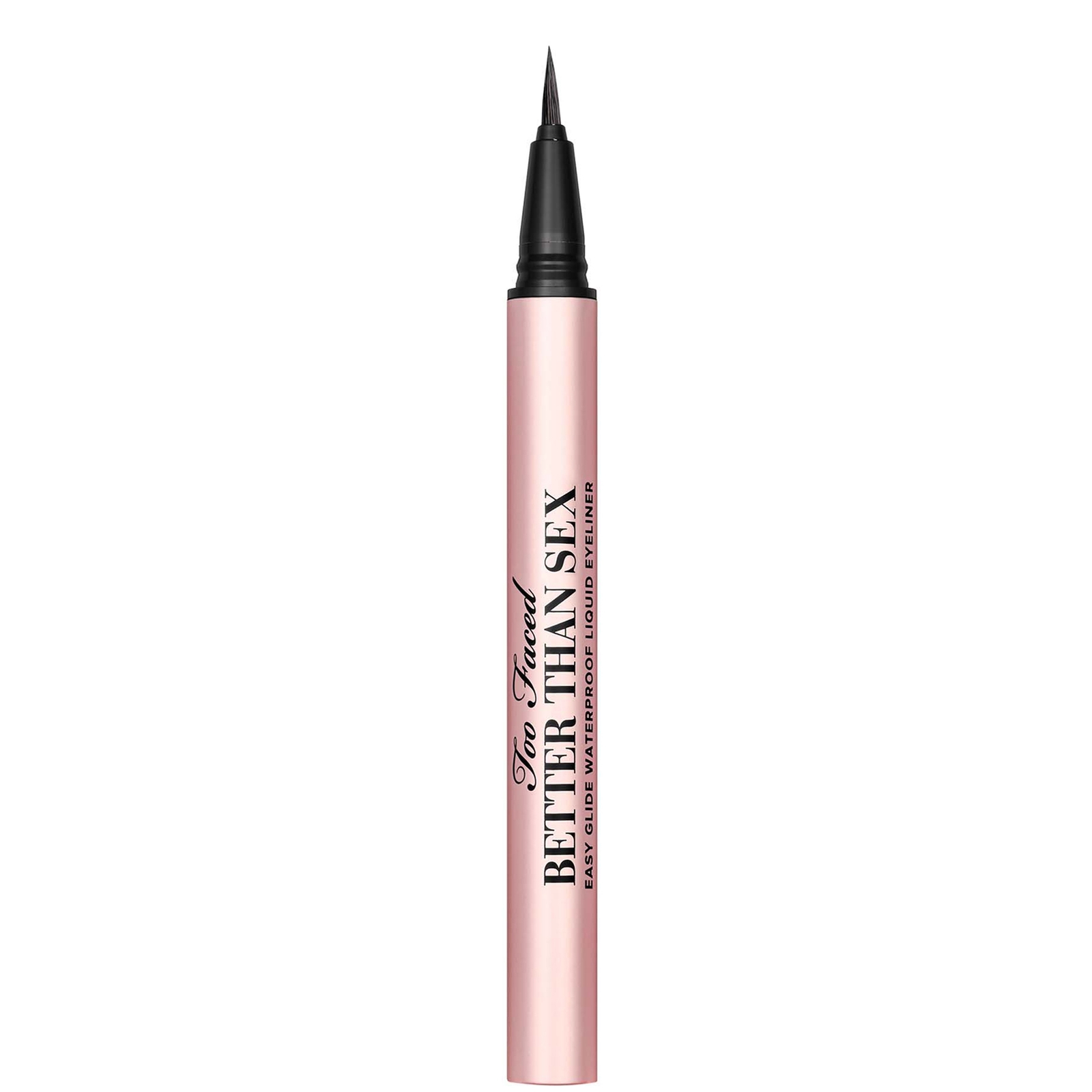 Too Faced Better Than Sex Easy Glide Wasserfester flüssiger Eyeliner 0,6 ml (Verschiedene Farbtöne) - Deepest Black