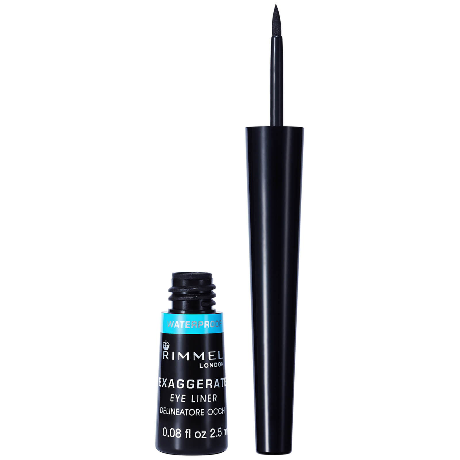 Rimmel London Exaggerate Liquid Eyeliner (Various Options) - Waterproof