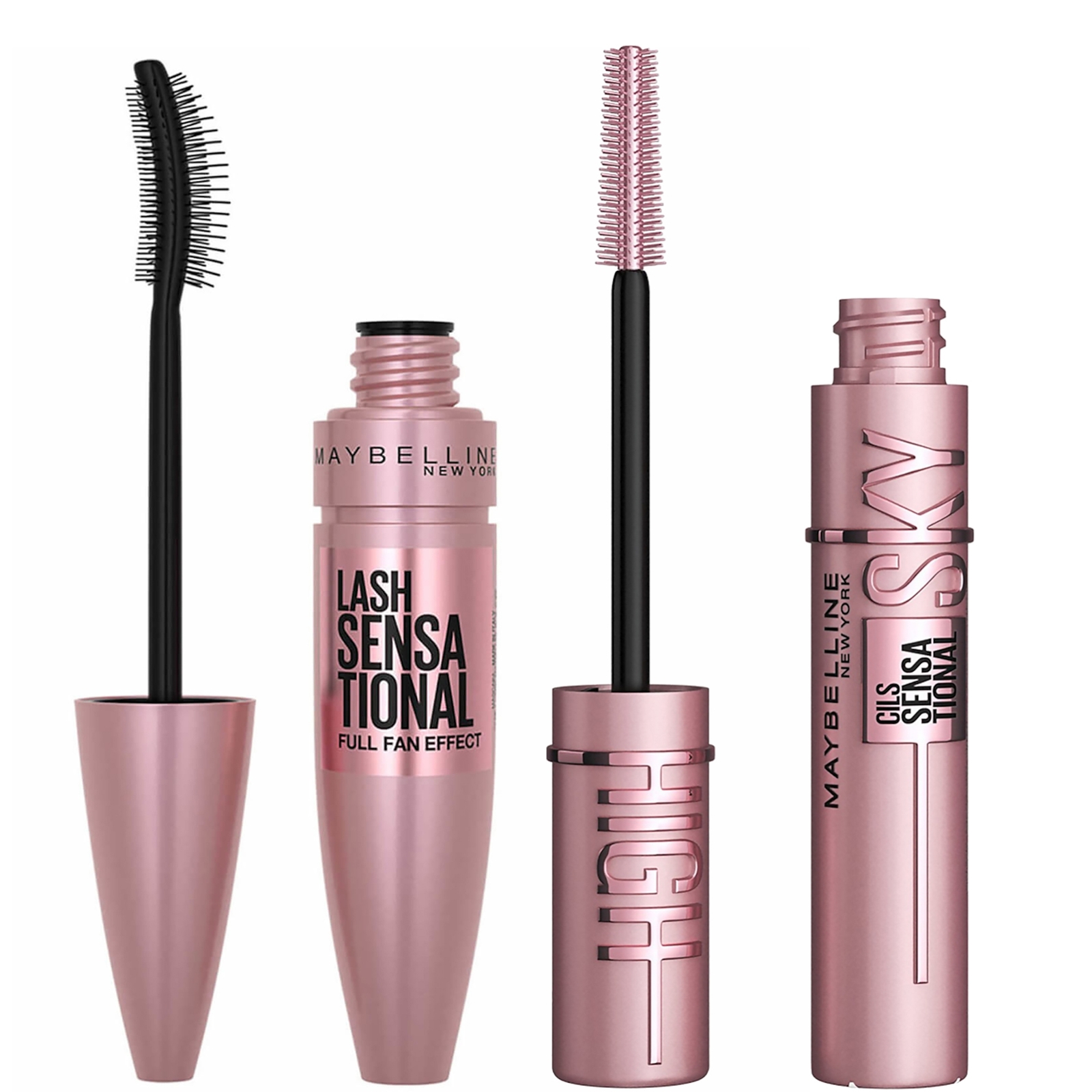 Maybelline Lash Sensational Mascara and Sky High Mascara Bundle