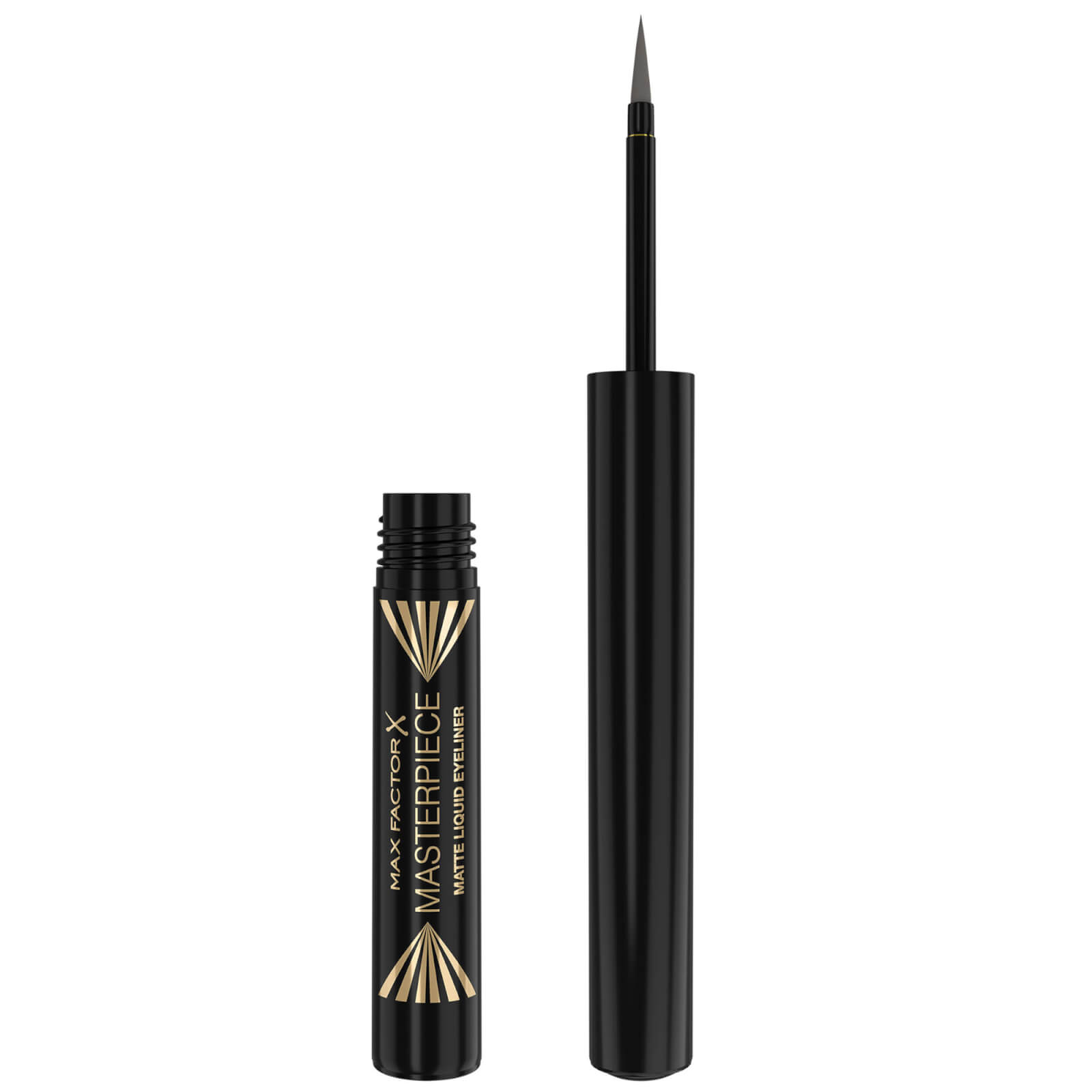 Max Factor Masterpiece Waterproof Matte Liquid Eyeliner 1.7ml (Various Shades) - Charcoal