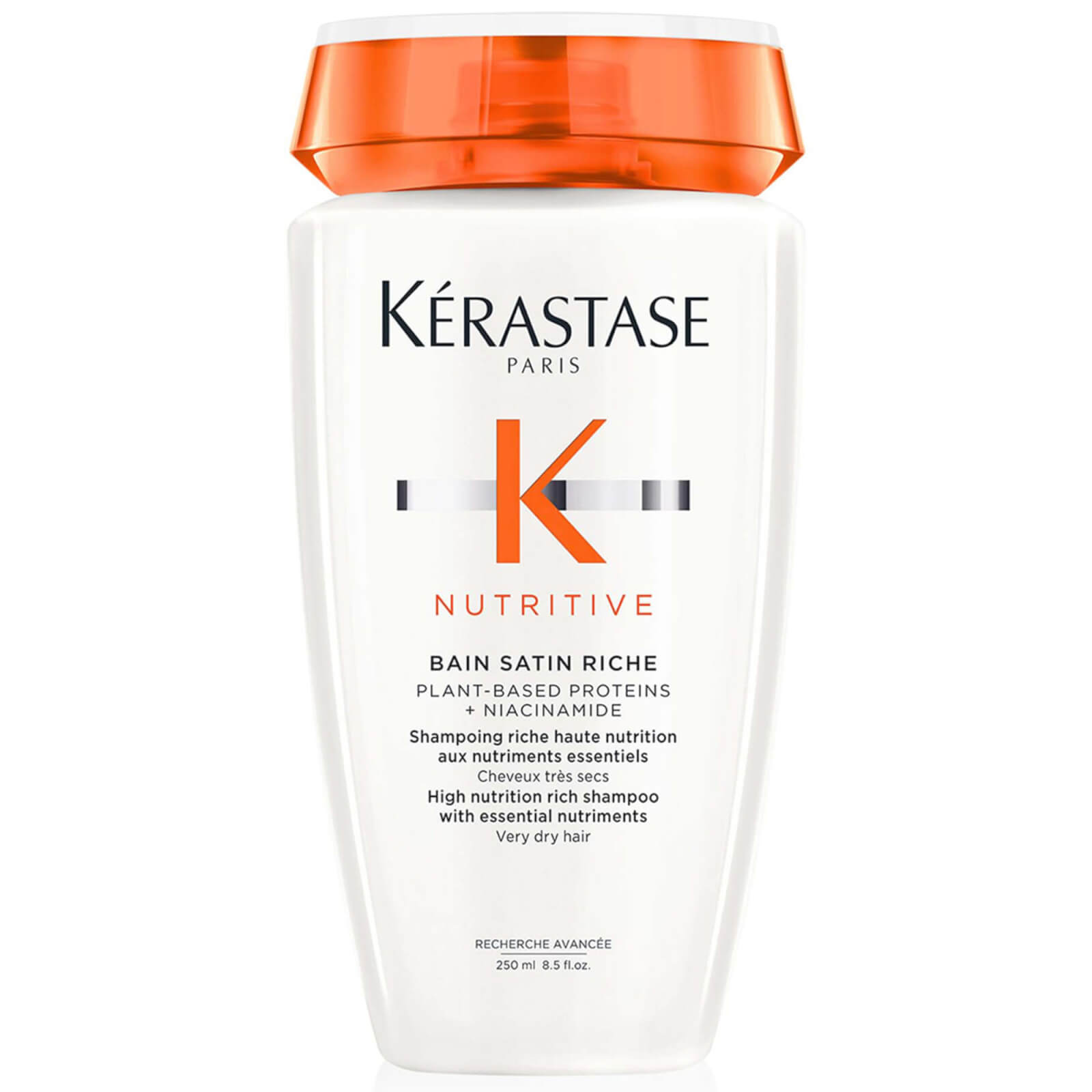 Kérastase Nutritive Bain Satin Riche Nährstoffreiches Reichhaltiges Shampoo für Sehr Trockenes Haar 250 ml