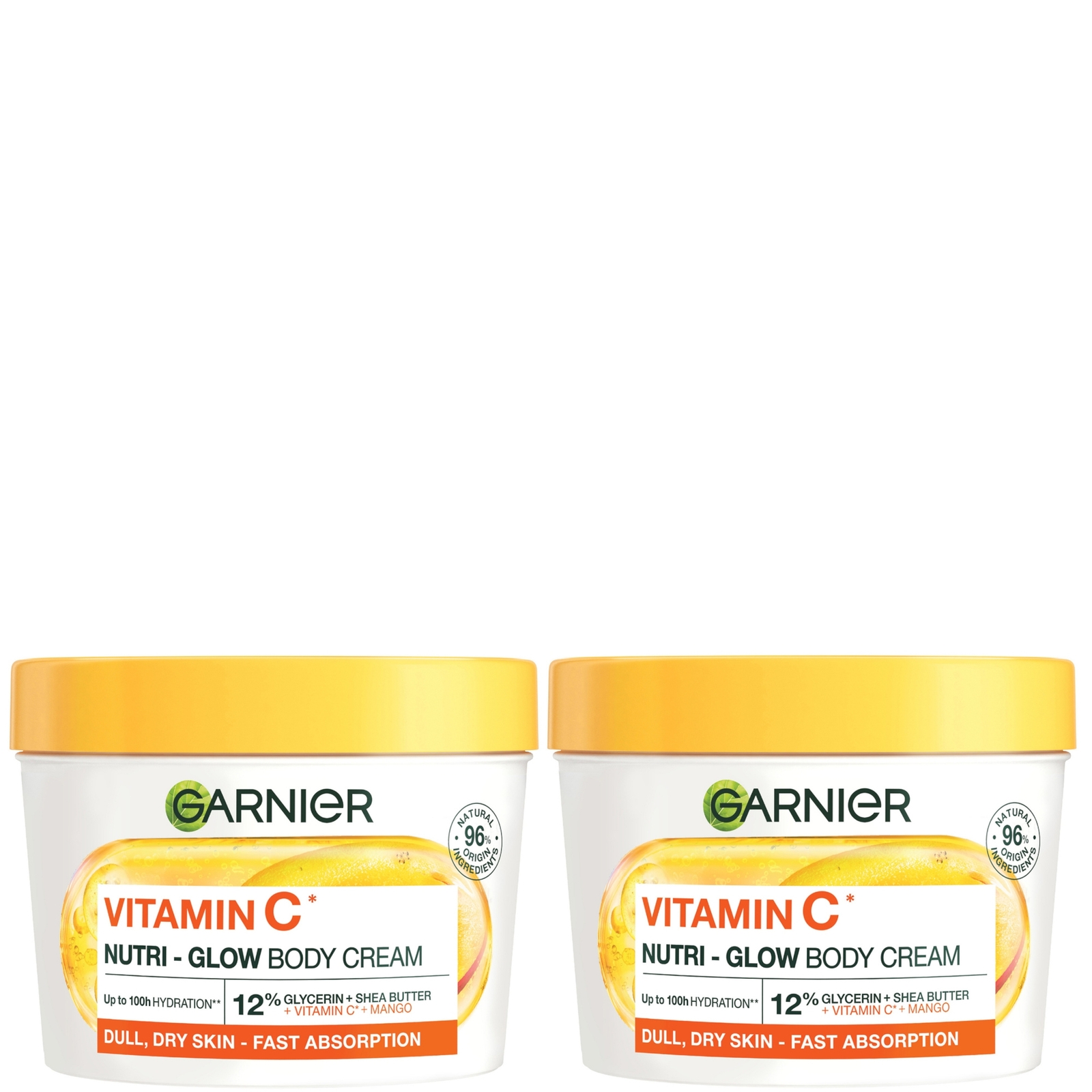 Garnier Body Superfood, Nourishing Body Cream Duos - Vitamin C and Mango