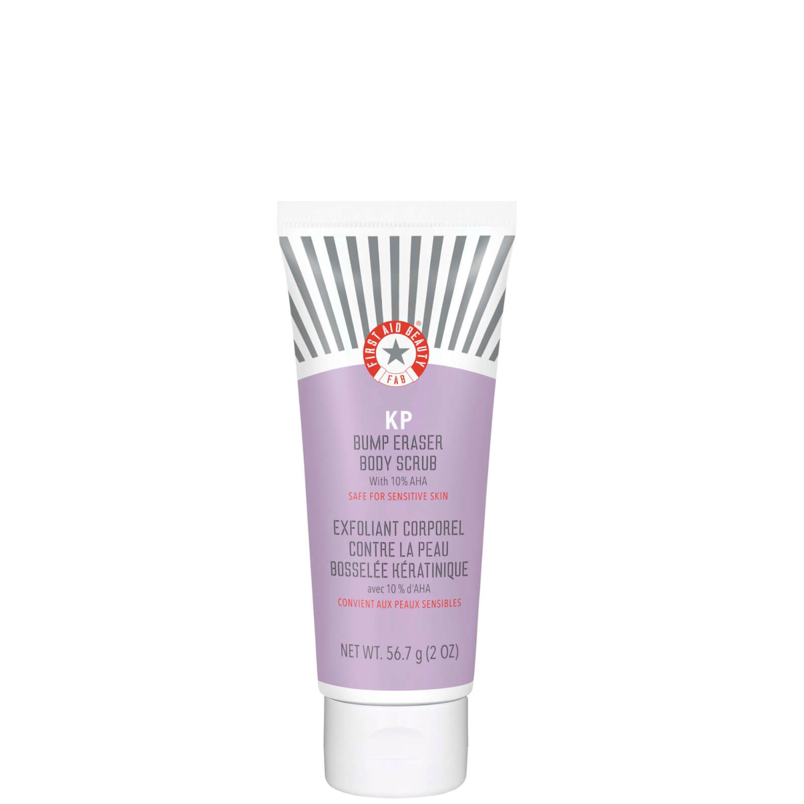 First Aid Beauty KP Bump Eraser Körperpeeling mit 10 % Alpha-Hydroxy-Säuren 56,7 g
