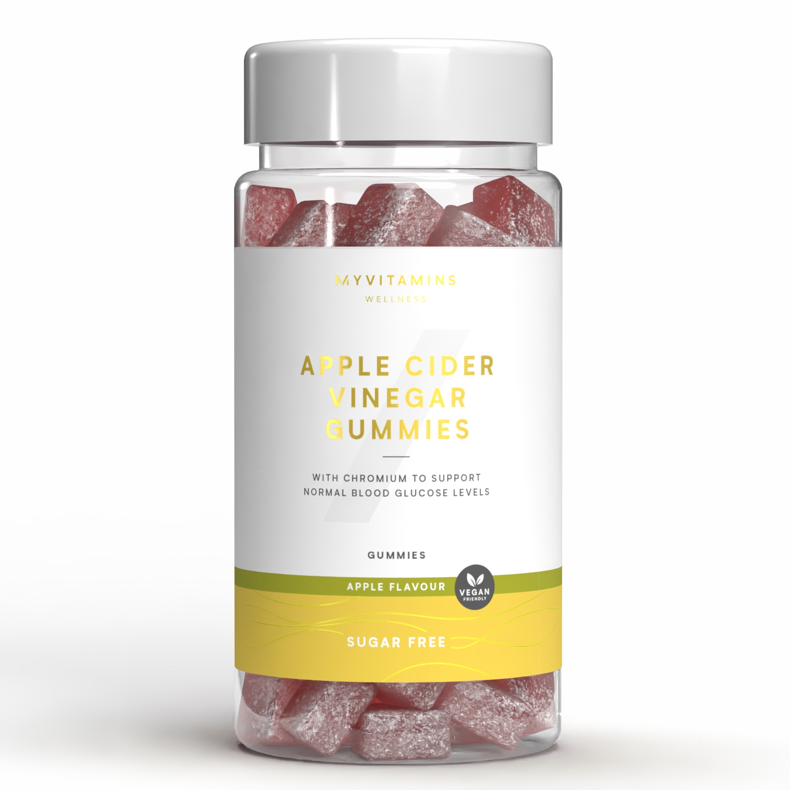 Myvitamins Apple Cider Vinegar Gummies - 60Gummibärchen - Sugar Free Apple