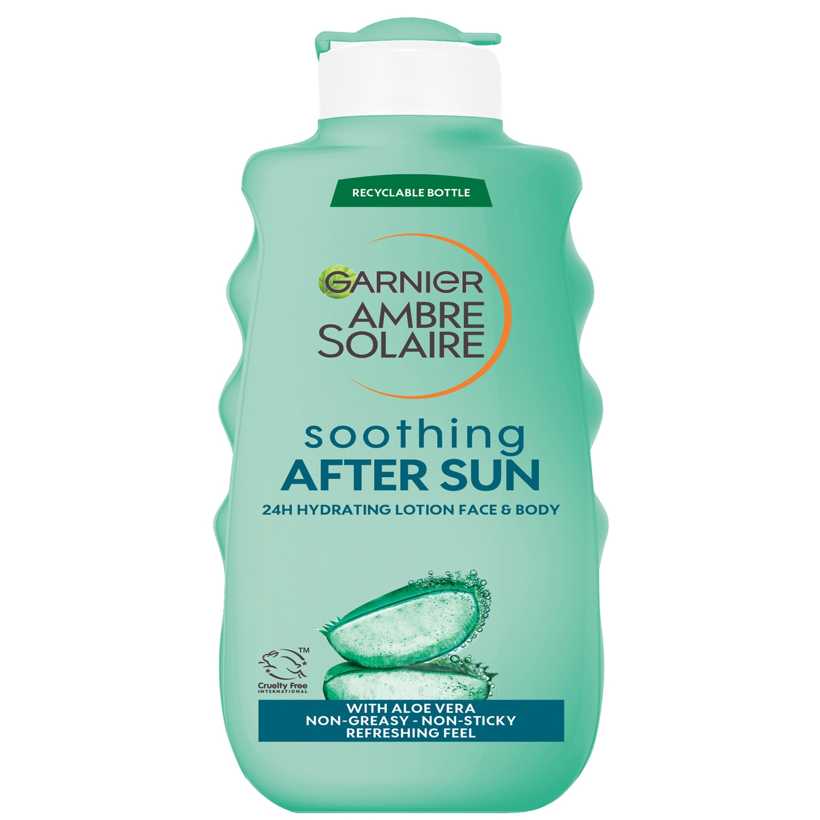 Garnier Ambre Solaire After Sun Lotion For Face & Body With Aloe Vera, 175ml