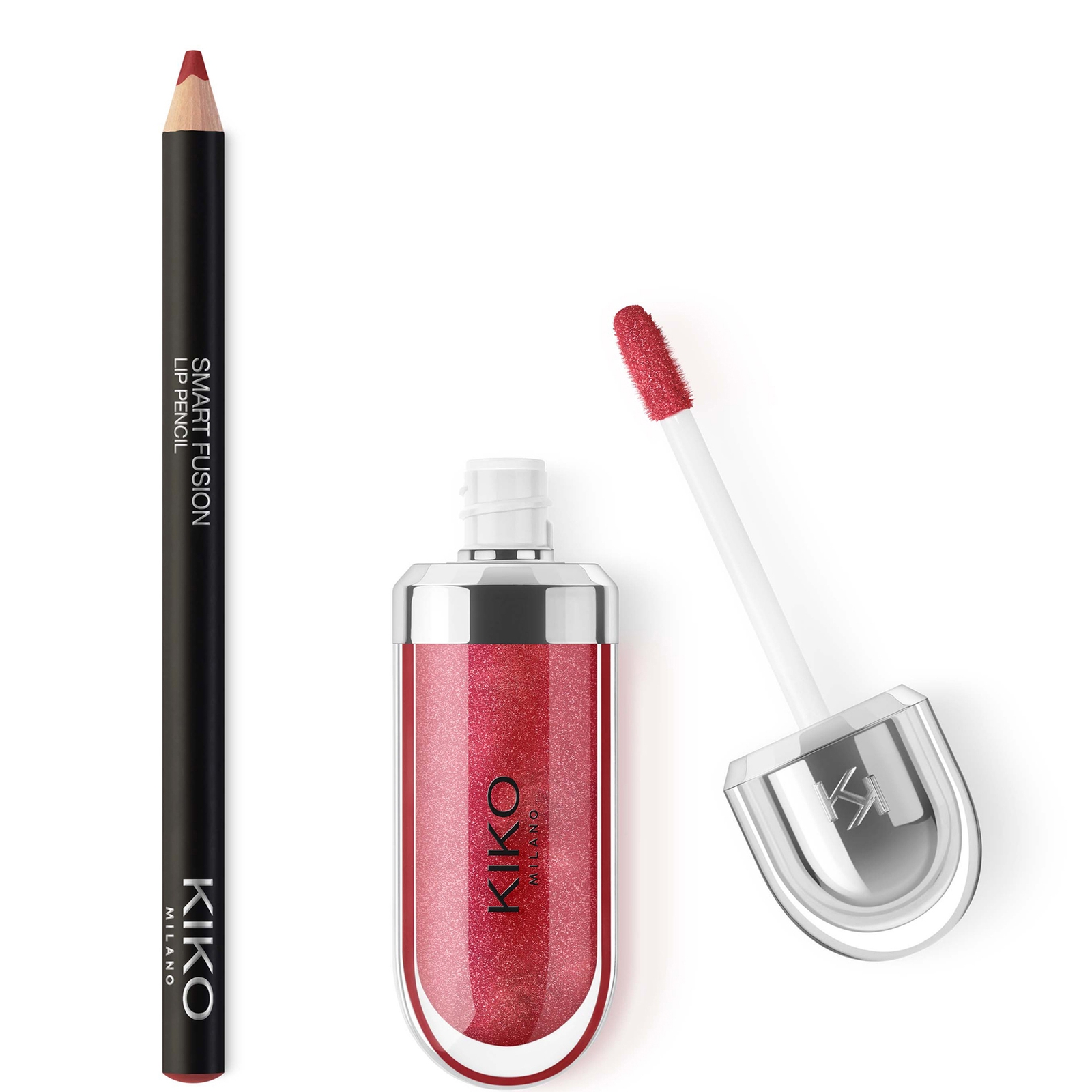 KIKO Milano 3D Hydra Lip Combo (Various Shades) - Cherry Cola