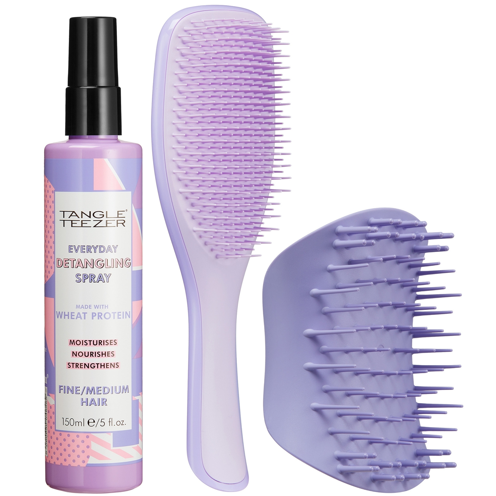 Tangle Teezer Scalp Care and Hair Health Trio - Fine Hair